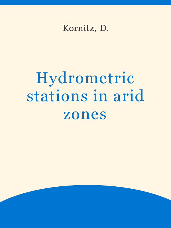 Hydrometric stations in arid zones