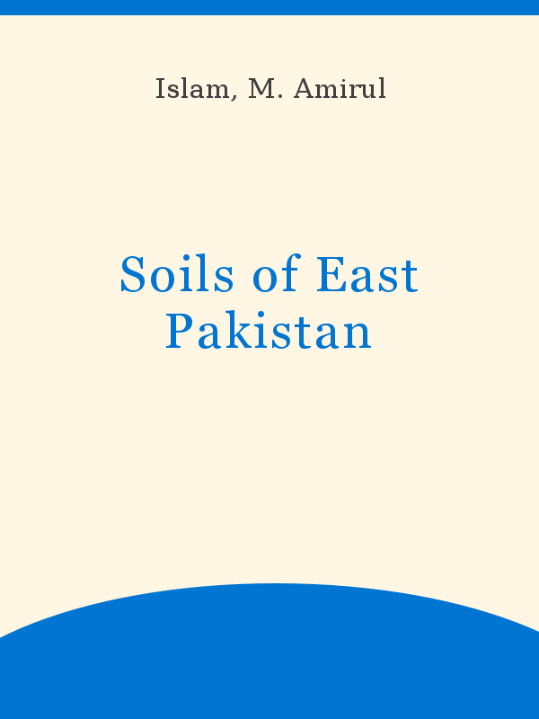 Soils of East Pakistan