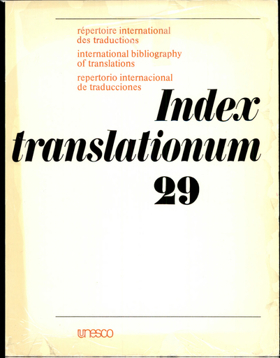 Malawi Made to remember stationery Index translationum; international bibliography of translations, 29 (1976)