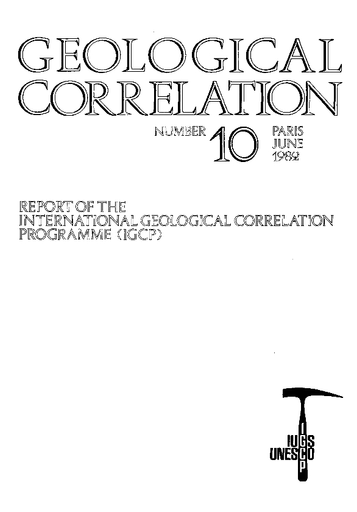 Report of the International Geological Correlation Programme