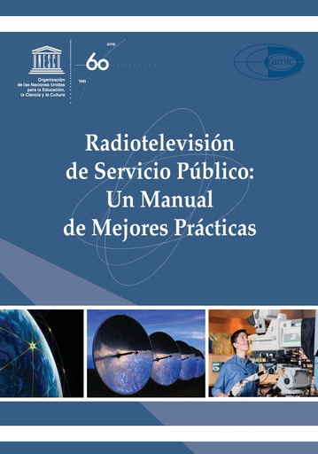 ensayo Normalización alfombra Radiotelevisión de servicio público: un manual de mejores prácticas
