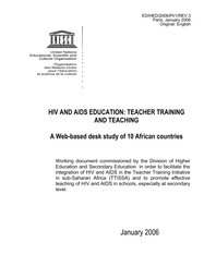 Hiv Aids Education Teacher Training And Teaching A Web Based