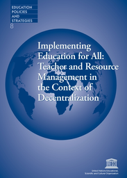 Implementing Education For All Teacher And Resource Management In