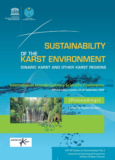 Sustainability of the karst environment: dinaric karst and other
