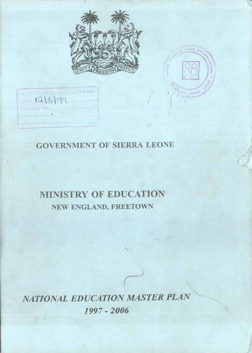 National education master plan, 1997-2006