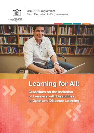 Learning For All Guidelines On The Inclusion Of Learners With