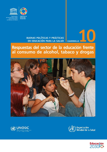 Actual relajarse tablero Respuestas del sector de la educación frente al consumo de alcohol, tabaco  y drogas