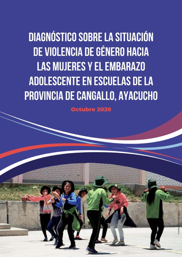 Diagnóstico sobre la situación de violencia de género hacia las mujeres y  el embarazo adolescente en escuelas de la Provincia de Cangallo, Ayacucho