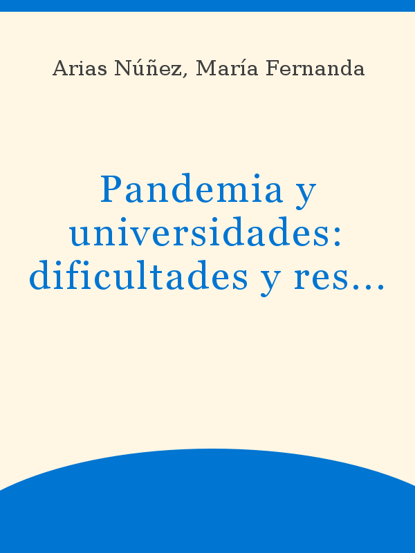 juego pescado micrófono Pandemia y universidades: dificultades y respuestas en el Conurbano  Bonaerense