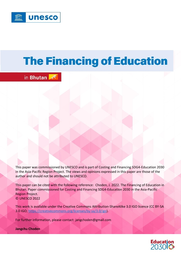 The financing of education in Bhutan