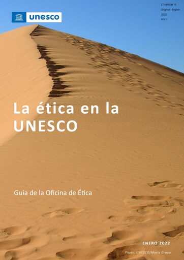 La ética en la UNESCO: guia de la Oficina de Ética